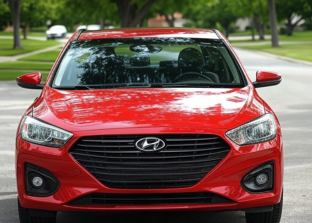 Automóvil de la marca HYUNDAI