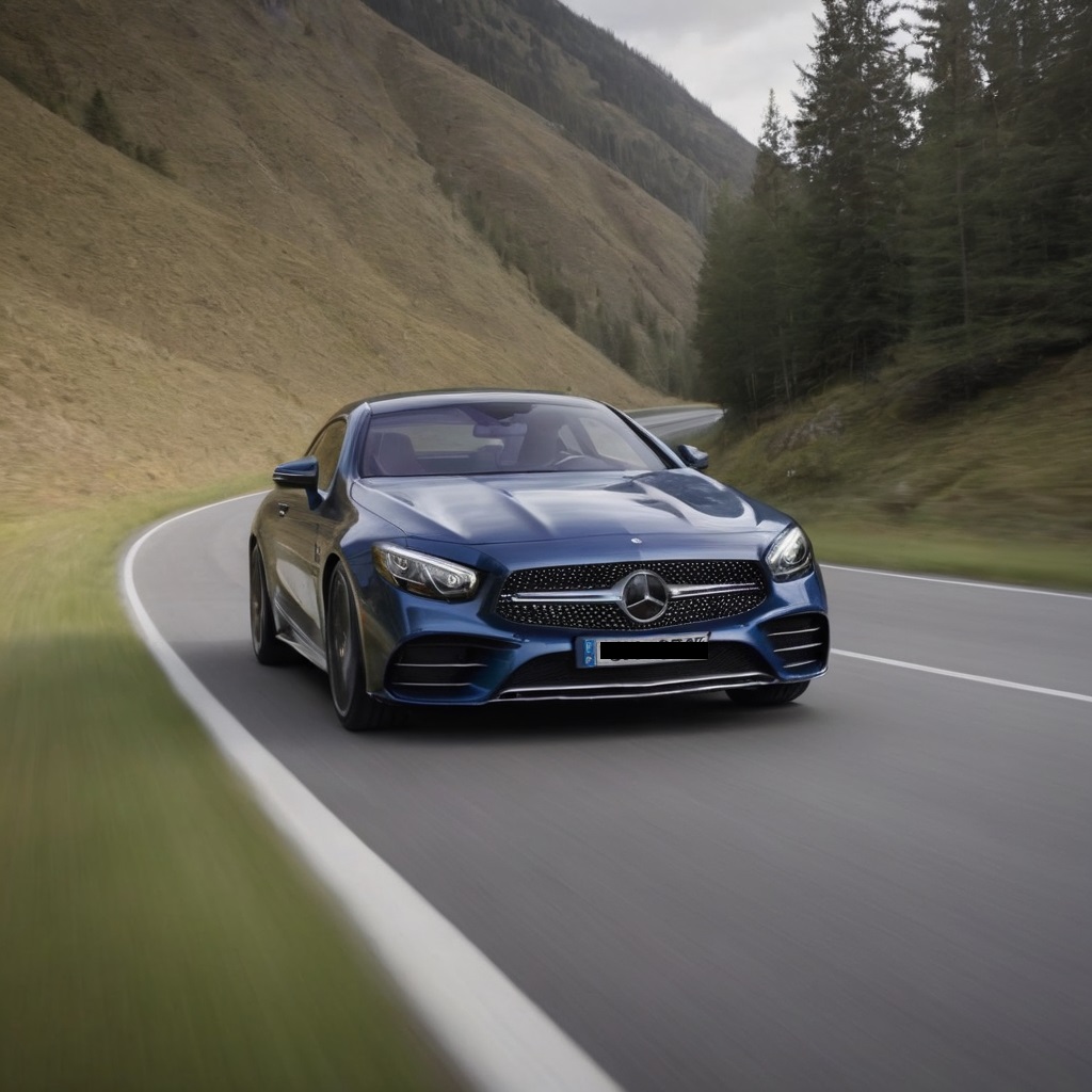 Automóvil de la marca MERCEDES